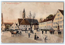 1906 Niederstotzingen Marketplace Heidenheim Germany Antique Posted Postcard picture