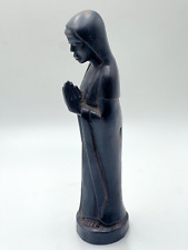 Makonde Hand Carved Madonna Virgin Mary Wooden Statue picture