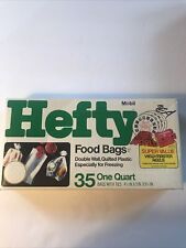 Vintage Hefty Food Bags Quart New Old Stock picture