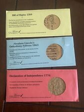 Historical Documents Co BILL OF RIGHTS, GETTSYBURG, DECLARATION * picture