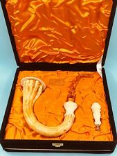 S.YANIK MEERSCHAUM Pipe REAL GOURD CALABASH NR 865 SPECIAL CASE with Tamper picture
