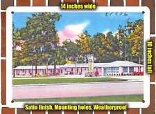 METAL SIGN - Florida Postcard - Major Motel picture