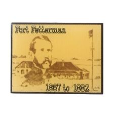 Vintage Fort Fetterman Historic Site Wyoming Travel Souvenir Pin picture