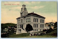 Astoria Oregon OR Postcard High School Exterior Building c1910 Vintage Antique picture