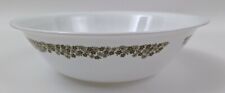 Corelle CRAZY DAISY Spring Blossom Serving Bowl 10 inches x 3 inches GREEN white picture