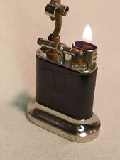 Working Dunhill Oil lighter Crocodile leather 1940s without box picture
