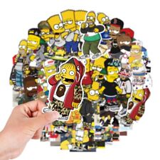 50 Pcs Stickers The Simpsons Character Luggage Skateboard Car Laptop Phone Vinyl picture