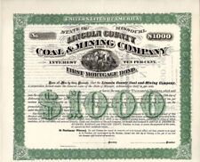 Lincoln County Coal and Mining Co. - $1,000 Bond - Mining Bonds picture