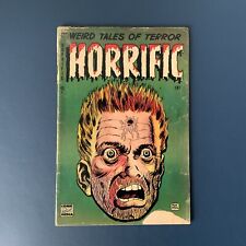 HORRIFIC #3 RARE 1953 Golden Age VG- cond Don Heck Cvr 4 Horror/Sci-Fi stories picture