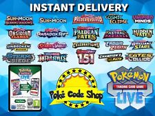 Pokemon THEME DECK / TIN / DECK Live Online Code Cards INSTANT EMAIL QR DELIVERY picture
