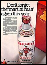 1968 Beefeater London Dry Gin Vintage PRINT AD Distillery Martini Christmas Gift picture