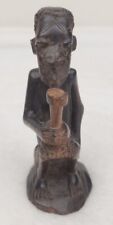 MAKONDE Tribe TANZANIA Hand Carved Ebony Nat Wood AFRICAN ART STATUE picture
