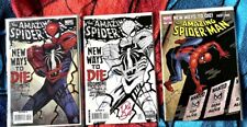 The Amazing Spider-Man #568-573 NM New Ways to Die/Variants auto COA picture