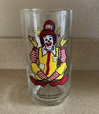 Vintage 1970's Ronald McDonald's Collector Series Glass  Fast Shipping picture