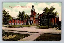 Bridgeport CT-Connecticut, Bridgeport Hospital, Antique, Vintage c1909 Postcard picture