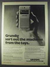 1980 Grundig Stenorette 2050 Ad - The Machines picture