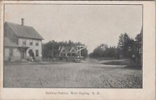 Railway Station West Epping New Hampshire c1900s Unposted Postcard picture