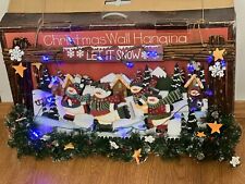Costco Christmas Let it Snow Indoor Wall Hanging Snowmen 36