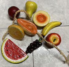 Vintage Large Piece Fruit On Rope Hecho En Mexico … High Quality.. Detailed picture