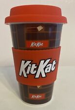 Kit Kat Ceramic Travel Tumbler W/Silicone Lid & Band Hershey Officially Licensed picture