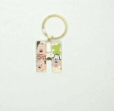 Disney Parks Mickey, Minnie and Goofy Letter H Keychain  Metal  NEW picture