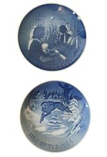 Bing & Grondahl B & G Jule After 1971 And 1964 Porcelain Christmas Plates picture