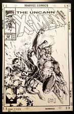 X-Men #258 Wolverine by Jim Lee 11x17 FRAMED Original Art Poster Marvel Comics picture