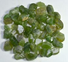 200 GM Faceted Transparent Natural Green DIOPSIDE Crystals Lot From Afghanistan picture