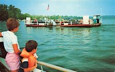 Postcard Bemus Point Stow Ferry Chautauqua County Children Watching Boat picture