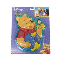 VTG Fisher Price Disney Winnie the Pooh Bear 3D Puzzle Toy NEW picture