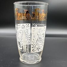 Vintage/MCM Anchor Hocking Amish Butter Print Cocktail Mixing Glass 24oz picture