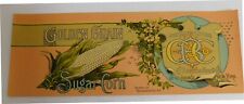 Vintage Golden Grain  Sugar Corn  Can label ....Rome, New York...Circa 1890's picture
