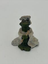 Vtg. 1978 Enesco *Annette Little* Frog With Diploma and Cap Figurine Taiwan Rare picture
