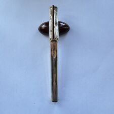 S.T. DuPont Montparnasse Fountain Pen, Sterling Silver And Gold picture