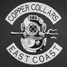 COPPER COLLARS EAST COAST MC embroidery Iron on Sew Patches for Biker Vest picture