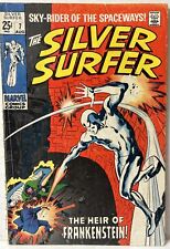 Silver Surfer #7 (1969) Marvel Comics. App. Frankenstein And The Watcher - Good picture