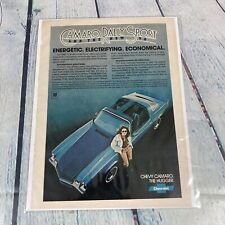 1980 Chevrolet Camaro Rally Sport Car Lady Vintage Print Ad/Poster Magazine Page picture