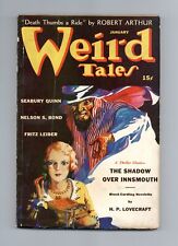 Weird Tales Pulp 1st Series Jan 1942 Vol. 36 #3 VG- 3.5 picture