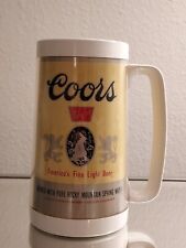 Vintage Coors  Beer Thermo-Serv Insulated Plastic Mug Made in USA picture
