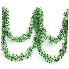 Anderson's Metallic Tinsel Twist Garland - 4 inches Wide x 25 feet Light Green picture