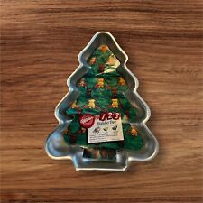 VINTAGE 1986 Wilton Holiday Tree Shaped Cake Pan Mold Baking #2105-9410 - NEW picture