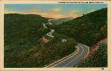 Postcard: SERPENTINE CURVES ON SKYLINE DRIVE, VIRGINIA 144 picture