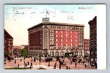 Buffalo NY-New York, The Lafayette Hotel, Advertising Vintage c1907 Postcard picture