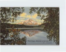 Postcard Mt. Hood Oregon Reflection in Lost Lake USA picture
