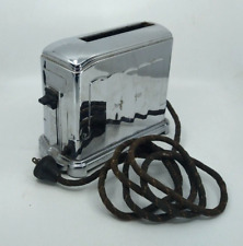 Single Slice Toaster - Waters-Genter 1A4 - Chrome - Vintage - Works picture