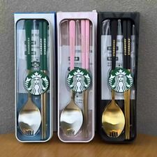 2024China Starbucks Stainless Steel Spoon Chopsticks With Box Magnetic Tableware picture