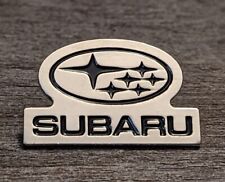 Subaru Corporation Automobile Company - Stars Logo Silver Advertising Lapel Pin picture