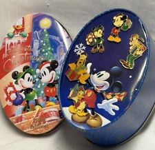 Disney Store An Enchanted Christmas 1998 Mickey & Friends Set of 5 Pins Retired picture