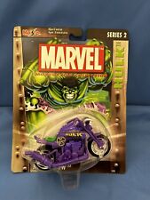Maisto Marvel Series 2 Incredible Hulk BUFF 'N LOW Die Cast Motorcycle Moc NEW picture
