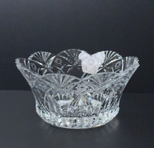 Beautiful Heavy Crystal bowl picture